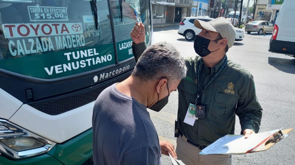 Invitan a choferes a denunciar a sus jefes transportistas. Foto: Instituto de Movilidad y Accesibilidad de Nuevo León.