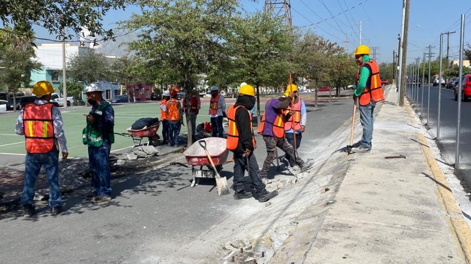 Arrancan obras en Parque Clouthier, en San Pedro. Foto: Iram Hernández.