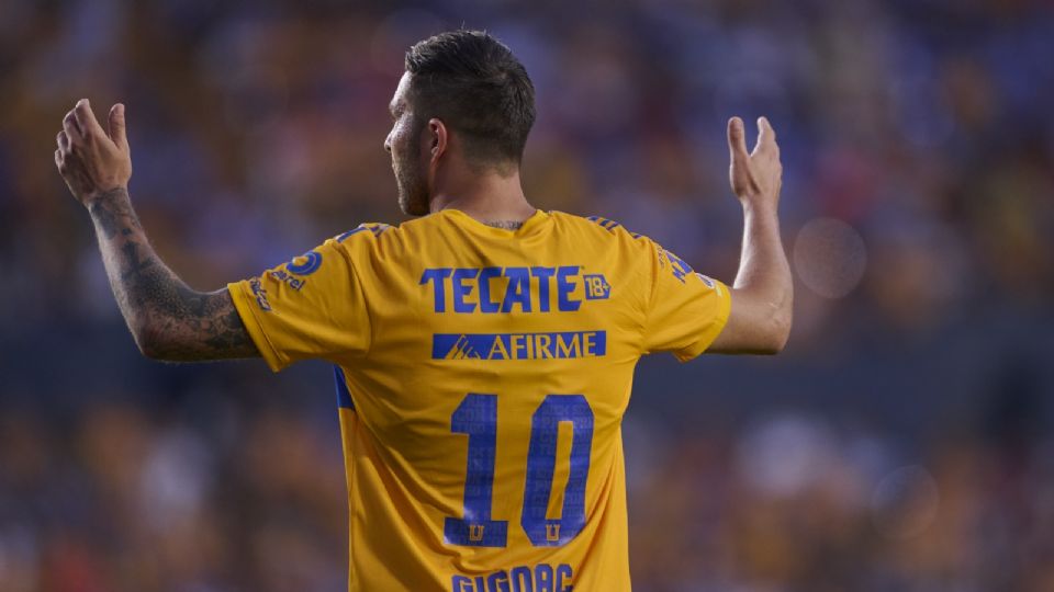 André-pierre Gignac en partido con Tigres.