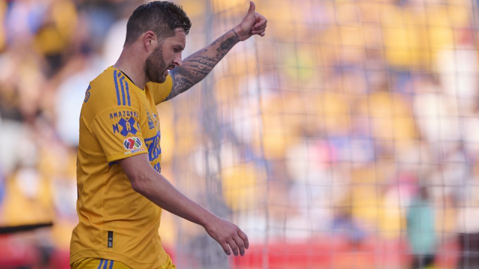 André-pierre Gignac en partido con Tigres.