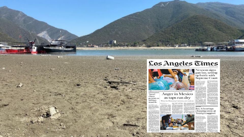 Crisis de agua en Nuevo León destaca en Los Ángeles Times