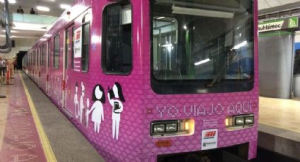 Hombres siguen sin respetar el Vagón Rosa, exclusivo para mujeres