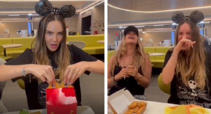 Belinda degusta hamburguesa McDonald’s al ‘estilo español’