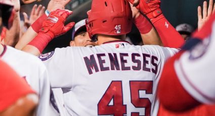 Joey Meneses pega cuadrangular en su primer juego en Grandes Ligas