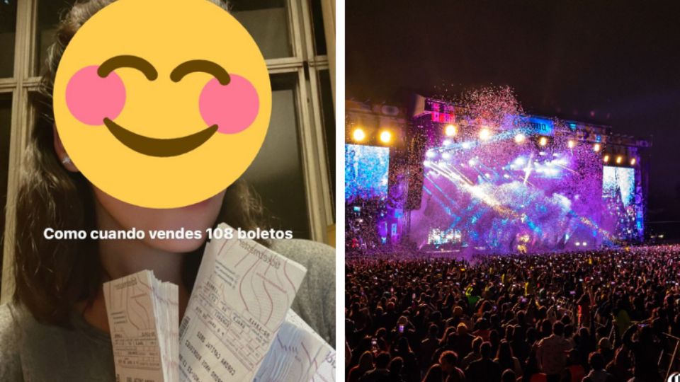 Presunta revendedora de boletos para el Corona Capital es exhibida en redes.