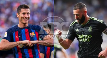 Dobletes de Benzema y Lewandowski en LaLiga