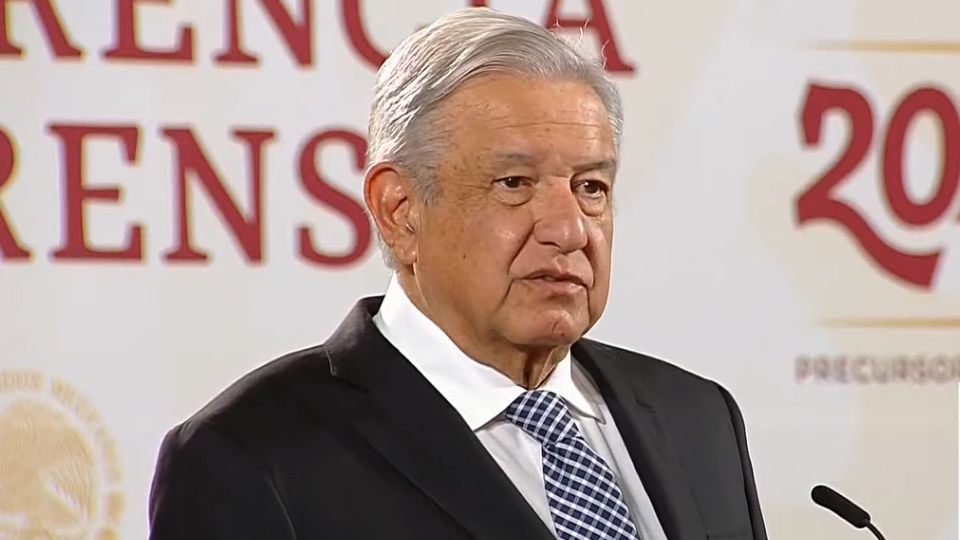 El presidente de México, Andrés Manuel López Obrador en su conferencia matutina, 5 de agosto de 2022. Foto: Captura de pantalla / Gobierno de México