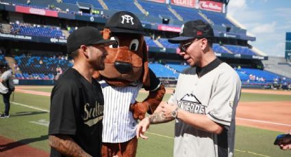 Aquino y Rojas lanzan la primera bola en la Serie del Rey