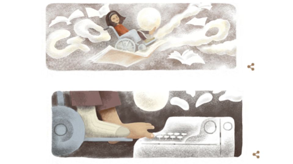 Homenaje de Google a Gabriela Brimmer.