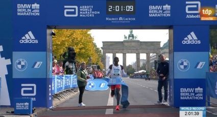 Kipchoge supera récord mundial en maratón en Berlín