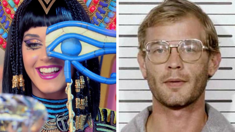 Katy Perry y Jeffrey Dahmer. Foto: YouTube - Archivo