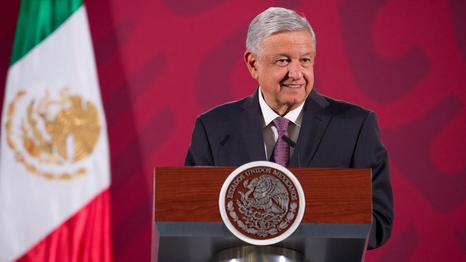 El presidente de México, Andrés Manuel López Obrador, en su rueda de prensa mañanera