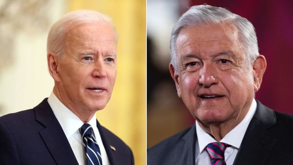 El presidente de Estados Unidos, Joe Biden y el mandatario mexicano, Andrés Manuel López Obrador