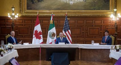 Pactan AMLO, Biden y Trudeau crear comité para vigilar compromisos de Cumbre