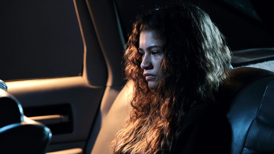 Zendaya en la temporada 2 de 'Euphoria', serie de HBO. Foto: Archivo