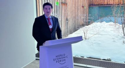 Samuel García comparte en Davos experiencia de sequía en NL