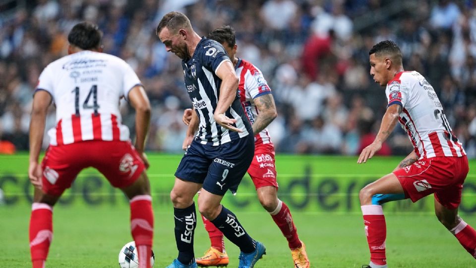 El último partido que Rayados jugó en casa ante San Luis lo empató a 2 y perdió en penales, quedando fuera en repechaje.