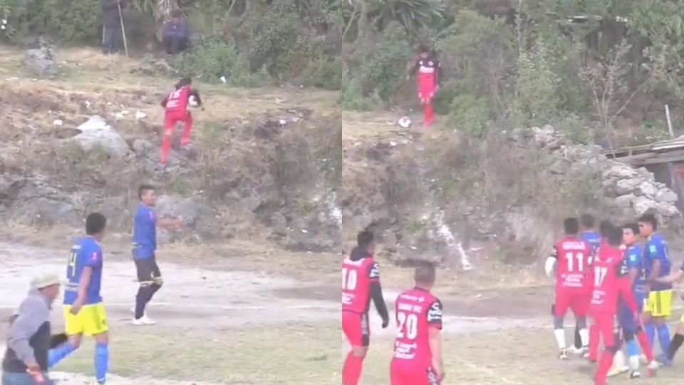 El jugador tuvo que subir una pequeña montaña para continuar con el juego.