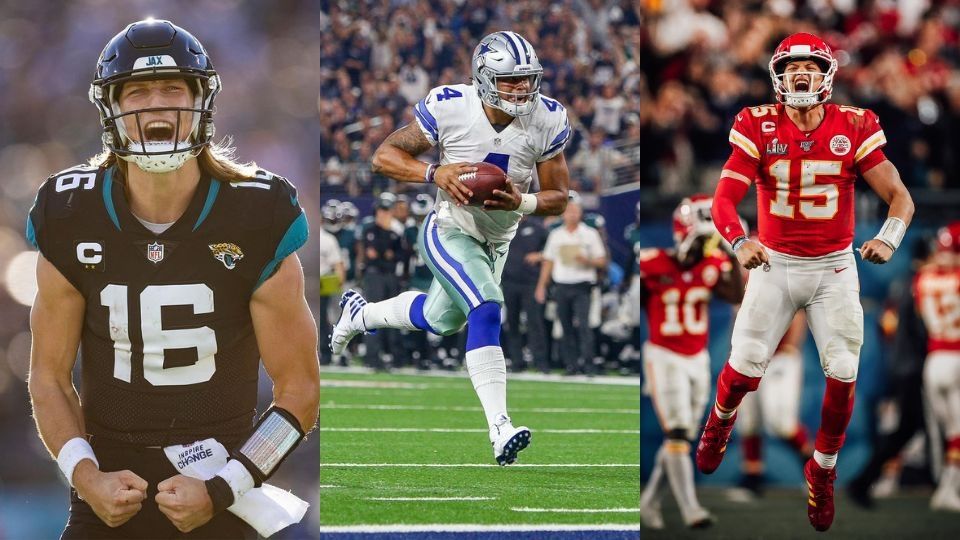 Trevor Lawrence, Dak Prescott y Patrick Mahomes son parte de la nueva y joven generación de quarterbacks que está dominando la NFL