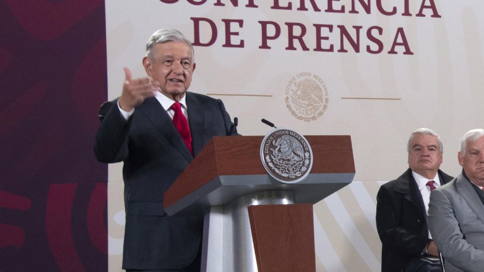 Andrés Manuel López Obrador durante una rueda de prensa en Palacio Nacional | EFE/Presidencia de México.