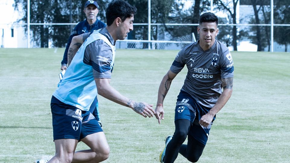 Entrenamiento de Rayados en El Barrial la semana anterior