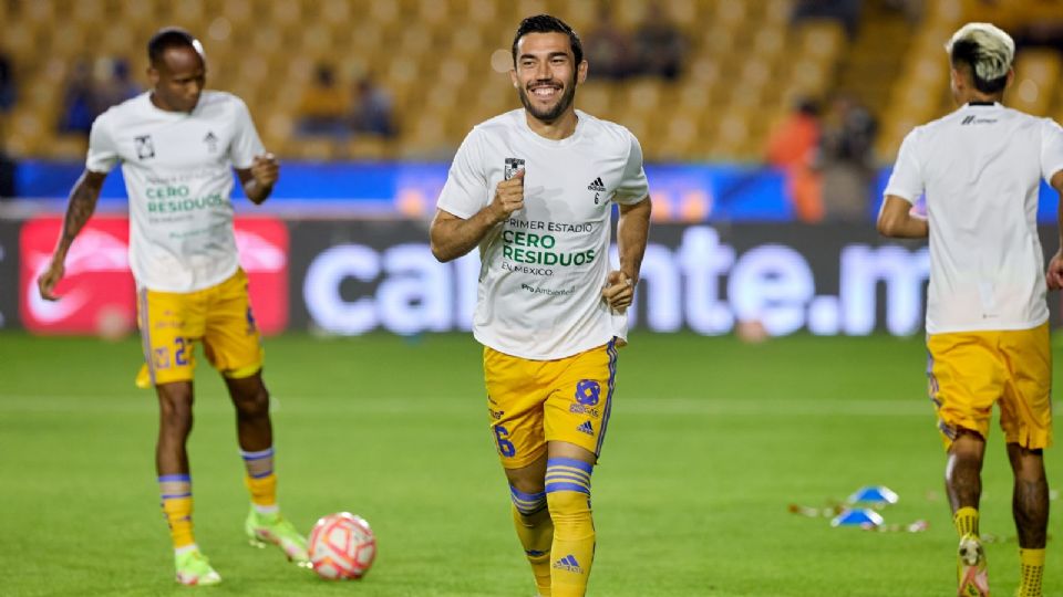 Juan Pablo Vigón previo a partido con Tigres.