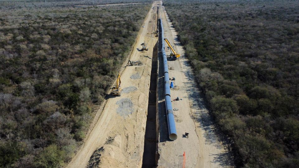 Trabajos en el acueducto de El Cuchillo II.