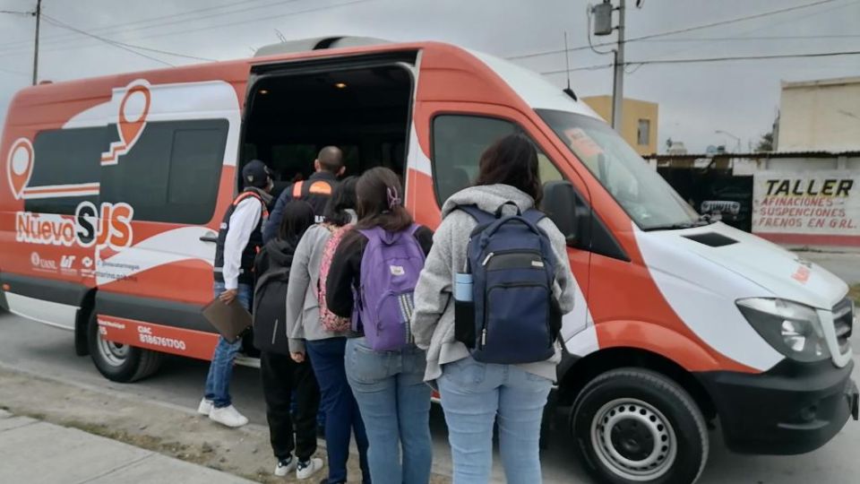 Este transporte es gratuito para los estudiantes.