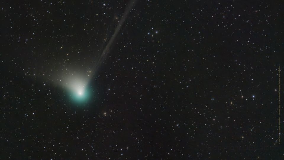 Cometa verde fotografiado por la NASA | NASA.