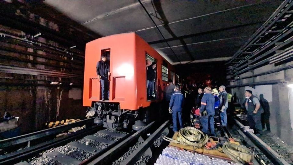 Accidente en el metro de la CDMX. Foto: Archivo