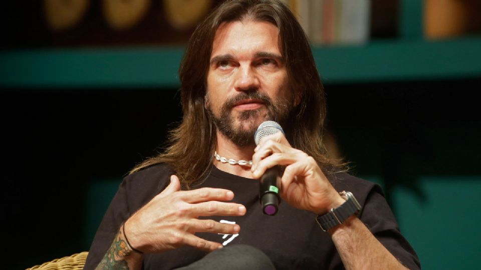 Juanes durante la presentación de su biografía