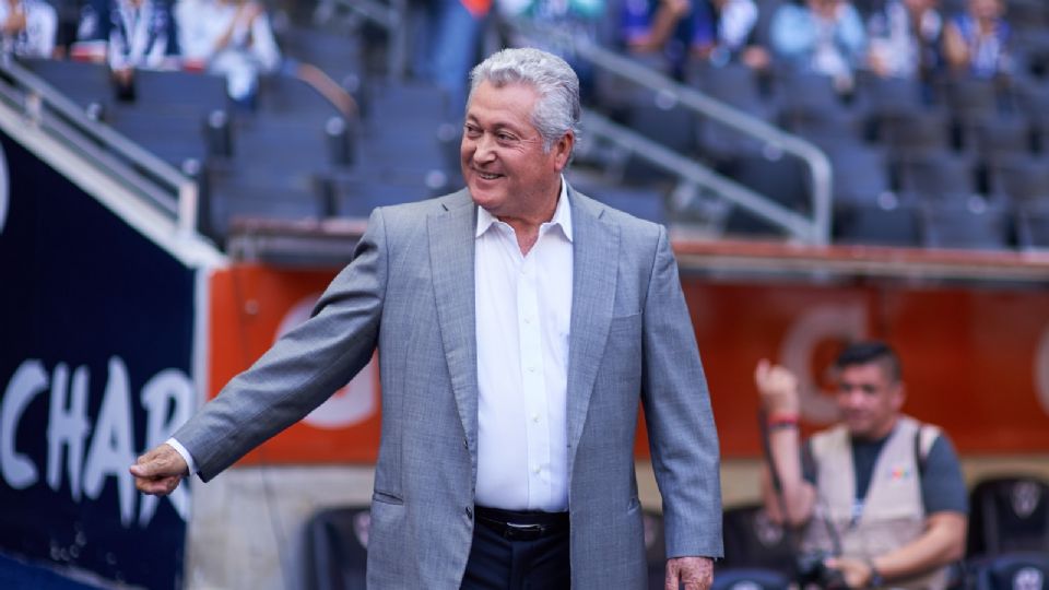 El entrenador de Rayados, Víctor Manuel Vucetich en el Estadio BBVA