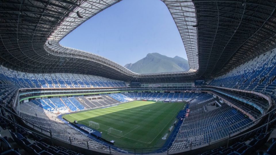 Fotografía ilustrativa del Estadio BBVA, casa de Rayados y sede del Clásico Regio 131 en la Semifinal