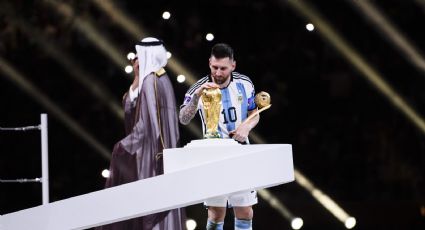 Messi dice que le "hubiese gustado" recibir la copa de manos de Maradona