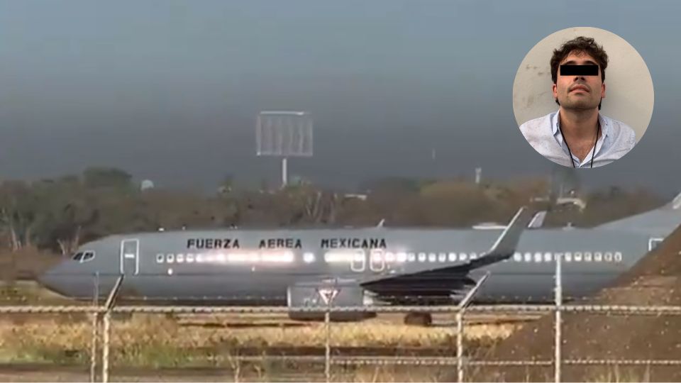 Avión de la Fuerza Aérea Mexicana siendo recibido a balazos | Especial.