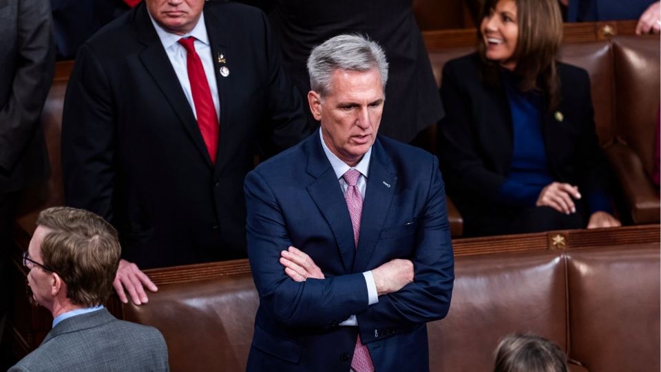 El líder republicano Kevin McCarthy. Foto: EFE/EPA/JIM LO SCALZO
