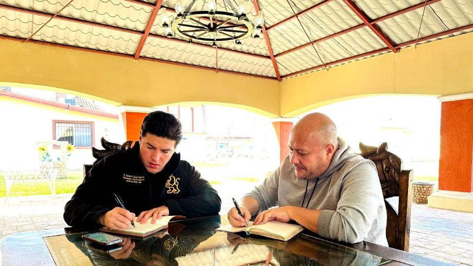 Samuel García y Enrique Alfaro. Foto: Instagram de Enrique Alfaro