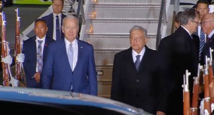 Llega Joe Biden a México; lo recibe AMLO en el AIFA