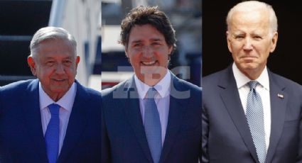 Se reúne Justin Trudeau con AMLO y Biden a cenar