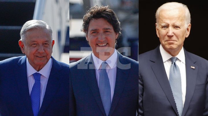 Se reúne Justin Trudeau con AMLO y Biden a cenar