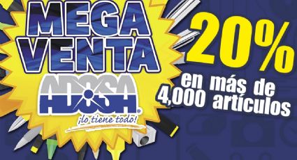 Disfruta del 20% de descuento en la Mega Venta de Adosa