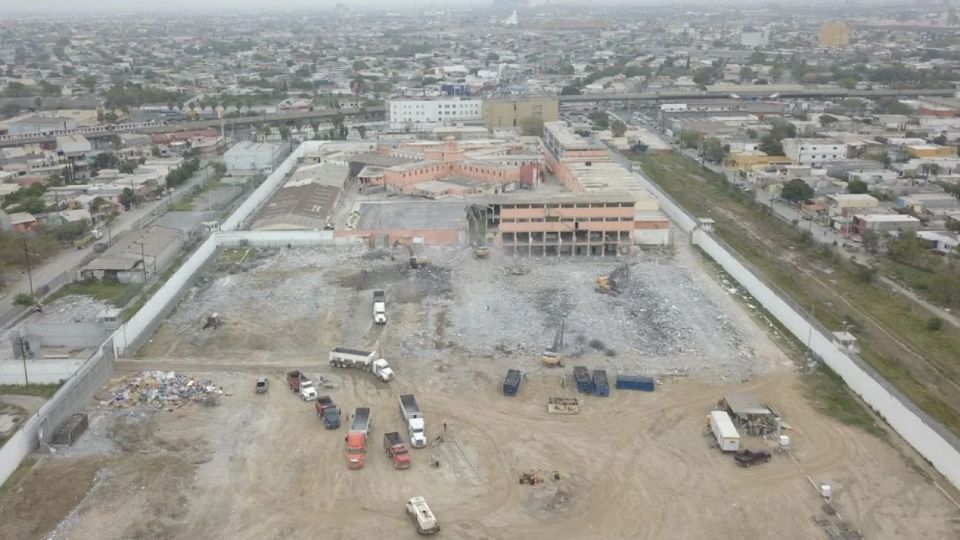 Terreno donde estaba el Penal del Topo Chico en Nuevo León.