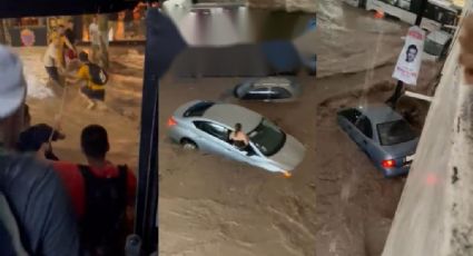 Videos: Fuertes inundaciones y vehículos arrastrados en Puerto Vallarta