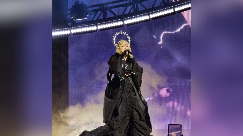 Madonna en el inicio de su gira en Londres.