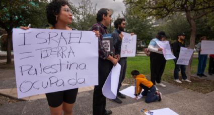 Desde Monterrey se manifiestan en apoyo a Palestina