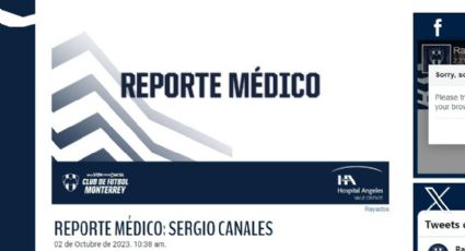 Rayados confirma lesión de Sergio Canales; se desconoce su tiempo de baja