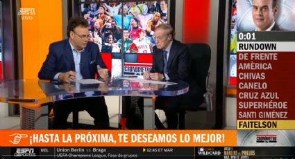 Video: Se despide David Faitelson de ESPN con emotivo mensaje de José Ramón Fernández