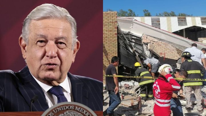 AMLO envía pésame a familiares de fallecidos en el colapso de la iglesia en Tamaulipas 