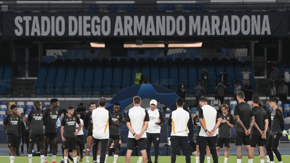 El Real Madrid en la casa del Napoli.