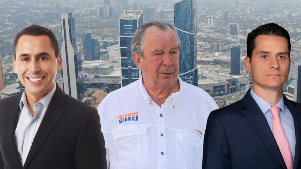 Luis Susarrey, Mauricio Fernández Garza y Fernando Margáin.